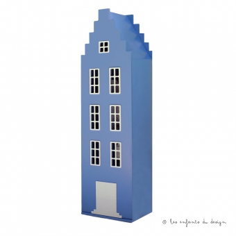 Armoire maison Amsterdam escalier - Bleu ciel